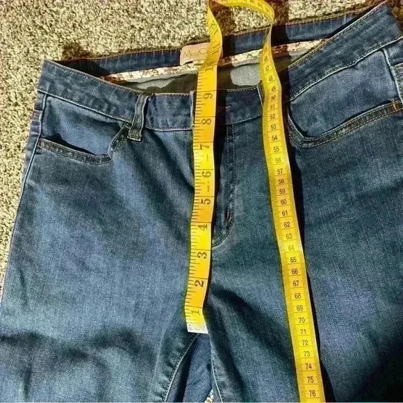 Modcloth Medium Wash Cropped Bow Detail Ankle Jeans Size S - Picture 6 of 12